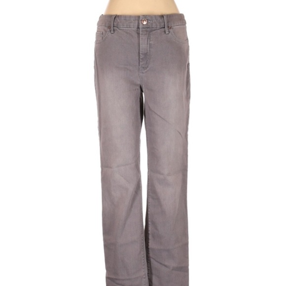 Chico’s | Denim Jeans Mid Rise Small Size 0.5 Gray Wash - Picture 4 of 5